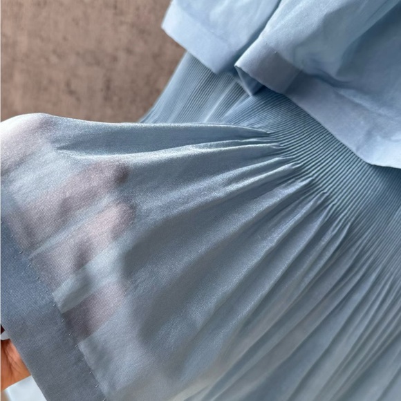 NWOT Zimmermann Elegant Blue Tiered Midi Dress, Size AU 2 = M - Picture 8 of 11